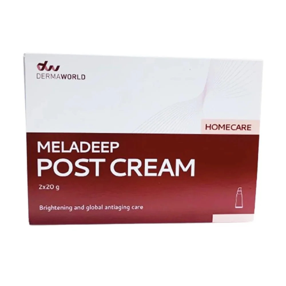 ميلاديب بوست كريم | Meladeep Post Cream أقوى كريم تثبيت نتائج التقشير وتفتيح التصبغات (2×20 جم)