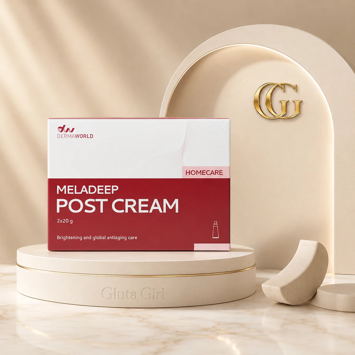 ميلاديب بوست كريم | Meladeep Post Cream أقوى كريم تثبيت نتائج التقشير وتفتيح التصبغات (2×20 جم)